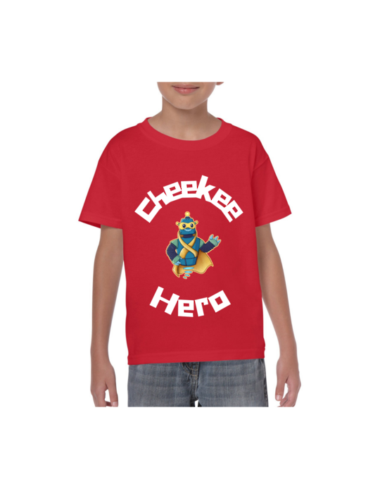 Cheekee Hero Full Tee (Toddler) - Red